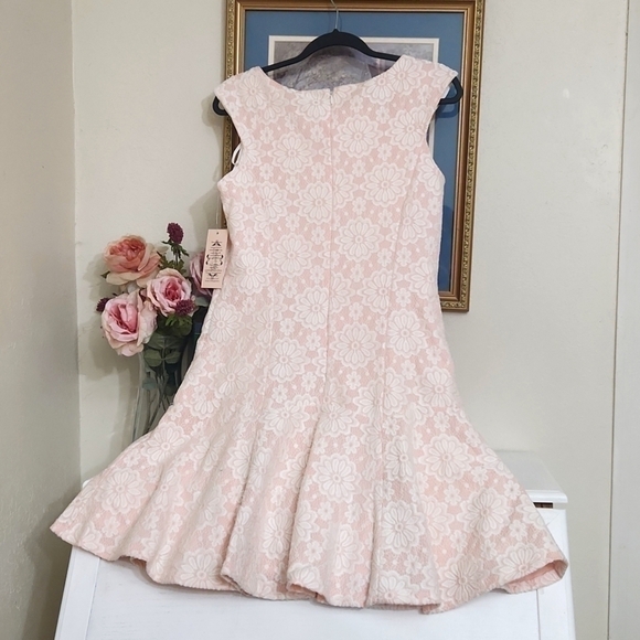 Nanette Lepore Bella Donna Cap Sleeve Dress Semi Formal Party Wedding Career 8 - Picture 12 of 13